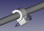 Modelo 3d de Clip de cable para impresoras 3d