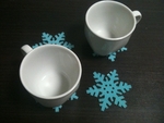  Flocons dessous de verre  3d model for 3d printers