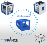 Modelo 3d de Stratomaker llavero vista 3d para impresoras 3d