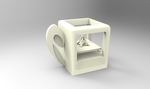  Stratomaker key ring 3d view  3d model for 3d printers