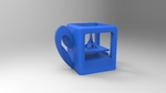  Stratomaker key ring 3d view  3d model for 3d printers