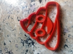 Modelo 3d de  caca-emoji cortador de la galleta para impresoras 3d