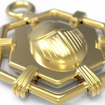  Scarab amulet   3d model for 3d printers