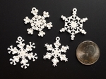  Tiny snowflake ornaments - from the snowflake machine  3d model for 3d printers