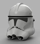 Modelo 3d de Clone trooper casco de la fase 2 de star wars para impresoras 3d