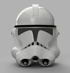 Modelo 3d de Clone trooper casco de la fase 2 de star wars para impresoras 3d