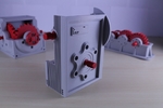  Industrial worm gearbox / gear reducer (cutaway version)  3d model for 3d printers