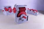  Industrial worm gearbox / gear reducer (cutaway version)  3d model for 3d printers