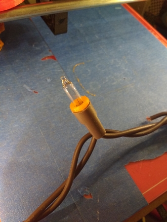 2.5 v bombilla de luz de base para el conjunto de la luz de la Navidad