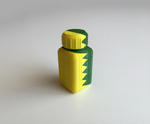  Zigzag bottle & screw cup (dual extrusion / 2 color)  3d model for 3d printers