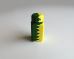 Modelo 3d de Zig-zag de la botella y del tornillo de la copa (de doble extrusión / 2 colores) para impresoras 3d