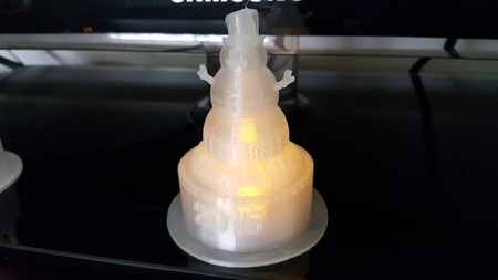 Modelo 3d de Té de escena de luz - muñeco de nieve para impresoras 3d