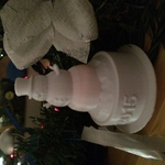  Tea light scene - snowman  3d model for 3d printers