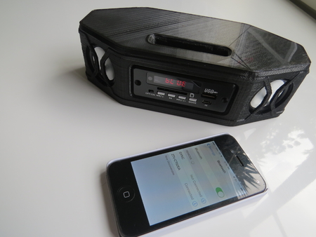  Portable bluetooth stereo speaker  3d model for 3d printers