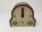  3d printed mantel style auto correcting clock with chimes and daylight savings time  3d model for 3d printers