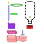  Improved simple hydroponic culture set  3d model for 3d printers