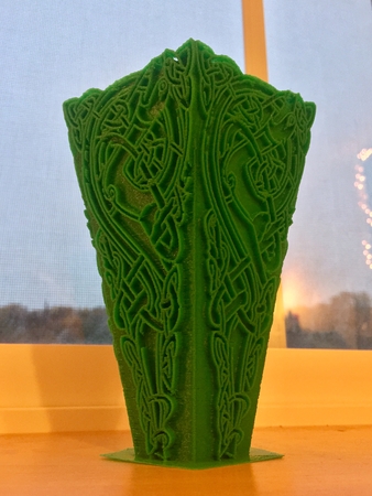 Viking Hound Vase