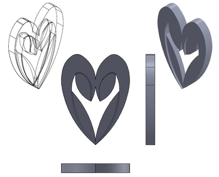 Heart from the stratomaker logo