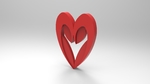  Heart from the stratomaker logo  3d model for 3d printers