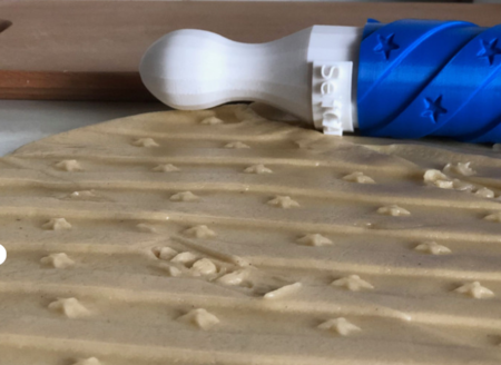 DIY 3D Printed Cookie Pattern Roller