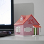  Kame house from dragon ball  3d model for 3d printers