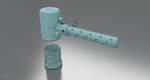  Dead blow hammer  3d model for 3d printers