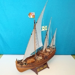  Columbus caravel nina (1492)  3d model for 3d printers