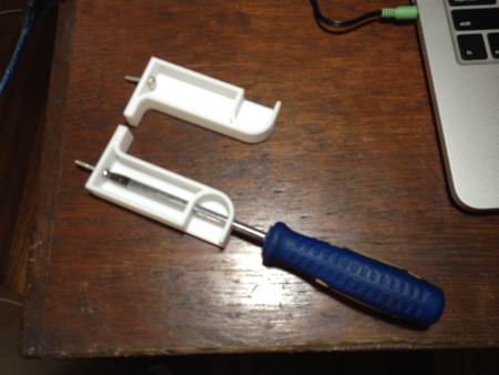  Yet another toilet paper roll holder  3d model for 3d printers
