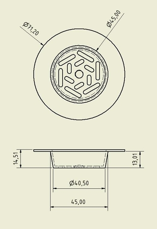  Drain guard - abfluss sieb  3d model for 3d printers