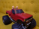  Fully printable monster truck  3d model for 3d printers