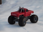 Fully printable monster truck  3d model for 3d printers