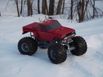  Fully printable monster truck  3d model for 3d printers