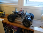  Fully printable monster truck  3d model for 3d printers