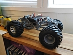  Fully printable monster truck  3d model for 3d printers