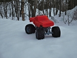  Fully printable monster truck  3d model for 3d printers