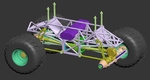 Modelo 3d de Totalmente imprimible monster truck para impresoras 3d