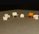  Tiny furnaces 1:20 scale  3d model for 3d printers