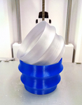 Modelo 3d de Café/té de la copa de la manga - crestas horizontales para impresoras 3d