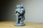  Viking warrior  3d model for 3d printers