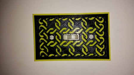 Viking themed light switch cover