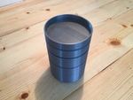  Stackable measuring cup set  3d model for 3d printers