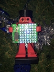  Makey nutcracker ornament with led sign  3d model for 3d printers