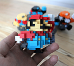  8-bit classic mario  3d model for 3d printers