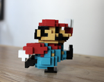  8-bit classic mario  3d model for 3d printers