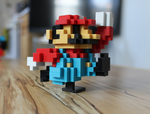 Modelo 3d de 8-bit clásico mario para impresoras 3d