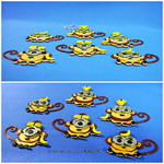  Monkey minions keychain / magnets  3d model for 3d printers