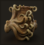  Octopus vase  3d model for 3d printers
