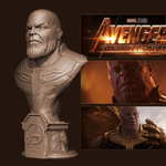 Modelo 3d de Thanos (avengers: infinity war) vista 3d guardar para impresoras 3d