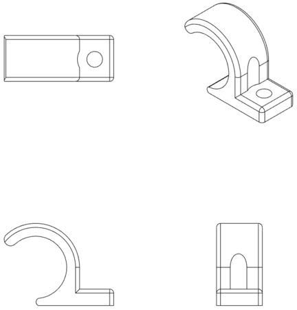  Pvc pipe mount  3d model for 3d printers