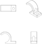  Pvc pipe mount  3d model for 3d printers